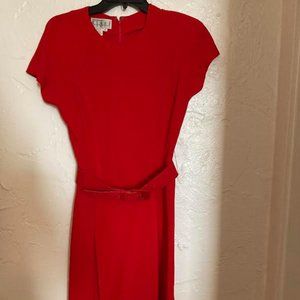 Vintage 1992 Ann Tjian for Kenar Belted Skort/Romper size 4